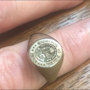 University of Florida college ring 10k white gold